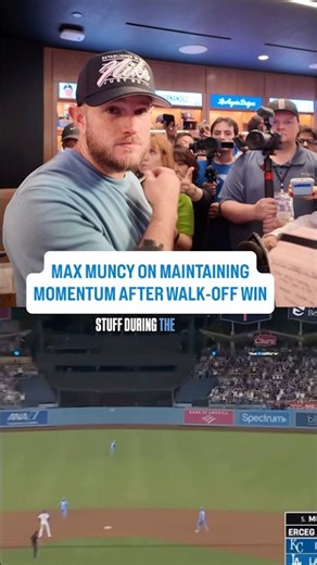 Max Muncy Reacts To Walk-Off Win