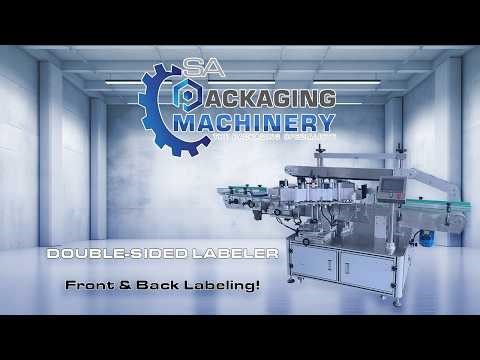 Automatic Double Sided Labeling Machine | Bottle Labeler | SA Packaging Machinery