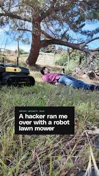 Ever been run over by a robot? I have — for science!