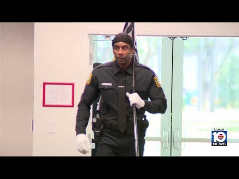 Former Miami Heat star Amar'e Stoudemire graduates with Miami-Dade Schools Police Department