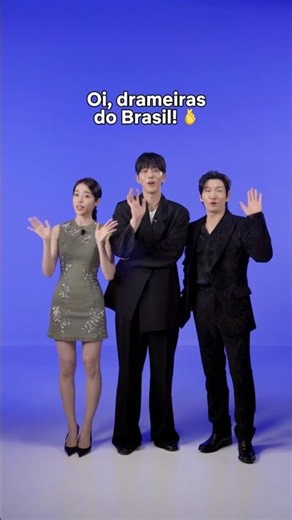 Elenco de A Leste do Palácio dá oi pro Brasil! 🇧🇷