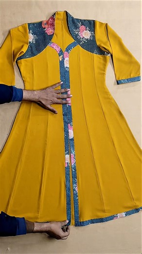 New Panel Kurti Design Tutorial #shorts