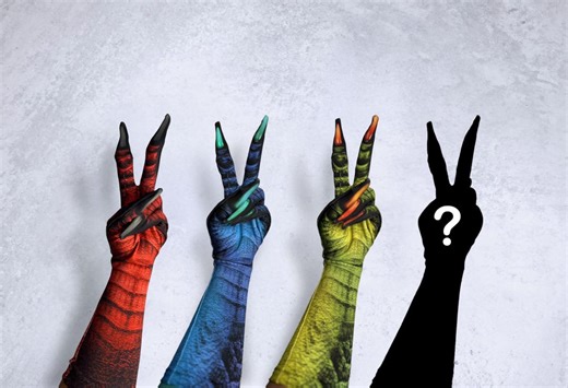 Alien Dragon Lizard Costume Gloves: Creature Shapeshifting Stretchy - Handmade in USA - Etsy