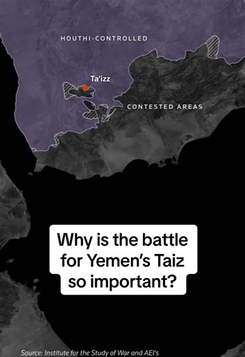 The city of Taiz is rapidly emerging as the most important battlefront in Yemen's reignited civil war, pitting the Iran-allied Houthis against the internationally recognized government, which is backed by a Saudi-led coalition. Houthi forces have encircled Taiz in recent weeks by cutting its main road south to Aden, causing widespread displacement and worsening a humanitarian crisis. Angus Mcdowall has what you need to know. #taiz #yemen #houthis #iran #war