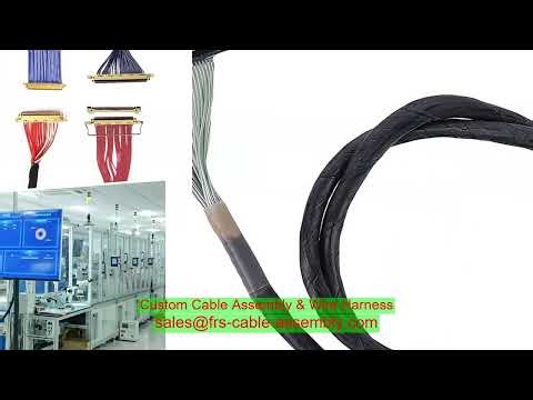 40-Pin Narrow Connector Micro Diameter For 3D Depth As9100 50 Ohm Ribbon Cable Endoscope