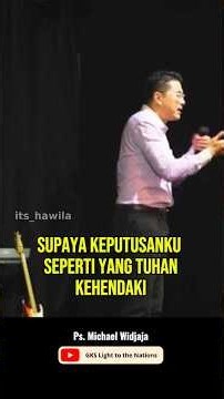 INVOLVE GOD AT ALL TIMES | PS MICHAEL WIDJAJA #michaelwidjaja #sermonclips