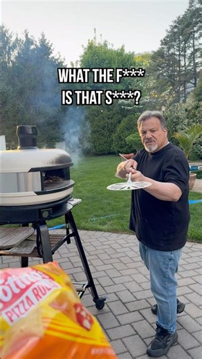 Trying To Put Pizza Rolls in Italian Dad’s Pizza Oven