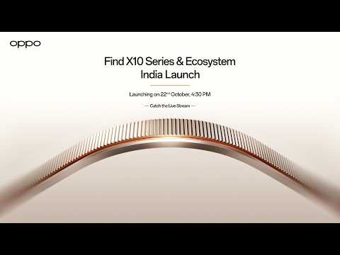 OPPO Find X10 Series and Ecosystem | Launch Event | Launching 22nd October