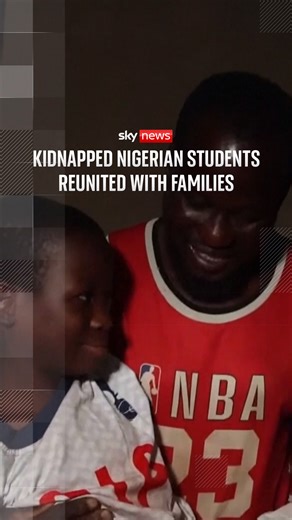 The last group of hundreds of students who were kidnapped from a school in Nigeria were reunited with their families in time for Christmas. The mass abduction was one of the largest in the country's history, with over 300 students initially being taken. | Sky News