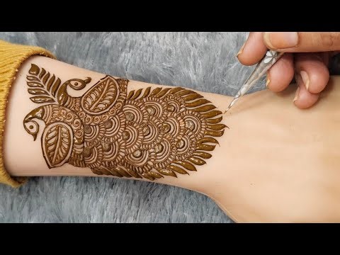 Very pretty new fancy mehndi design/ trending stylish back hand mehendi/ latest mehandi easy simple