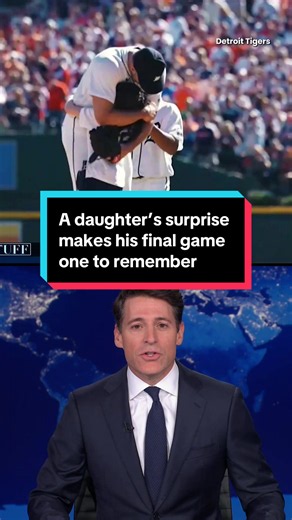 Detroit Tigers pitcher Justin Verlander’s final game became an emotional reminder of what matters beyond baseball when his 7-year-old daughter ran to him on the mound. After 20 seasons, he’s walking away from the game hoping to get back something he sacrificed along the way: more time with his family. #detroit #detroittigers #mlb #baseball #fatherdaughter