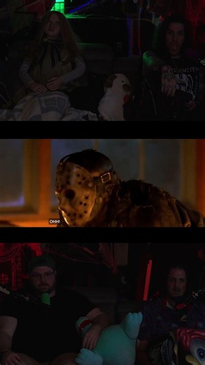 He's just remodeling that house with that guys body! Freddy vs. Jason