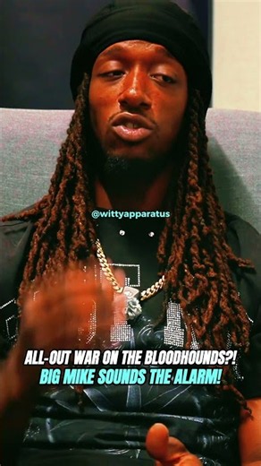 BIG MIKE SAYS IT'S ALL-OUT WAR ON BLOODHOUNDS! REACTS TO POOH MAN KILLING & Q50! #BigMike #rap