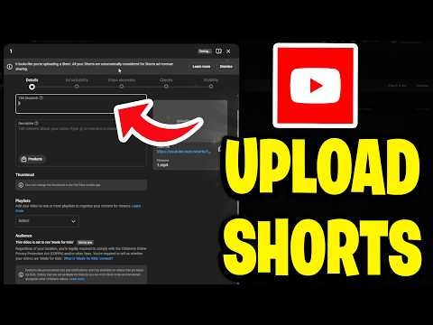How To Upload Shorts On YouTube From PC/Laptop - Step By Step