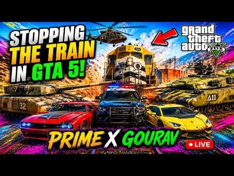 🔥 GTA 5 LIVE 🔴 Crazy Missions & Funny Moments | PRIME X GOURAV