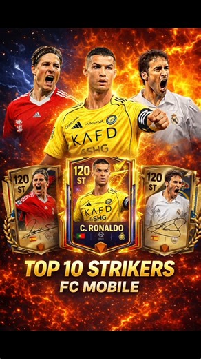 “TOP 10 BEST ST IN FC Mobile 2025 ⚡ RONALDO, TORRES & RAUL 120 OVR #viral #youtubeshorts #shorts