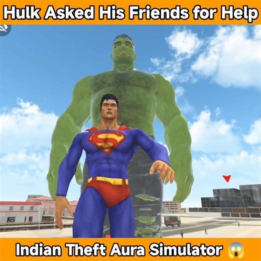 Hulk Asked His Friends for Help😱