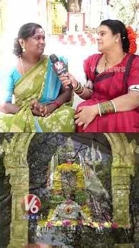 Infosys లో జాబ్ వచ్చింది మొక్కు తీర్చుకోడానికి వచ్చా| Velugu Gutta Temple - Chandravva | V6