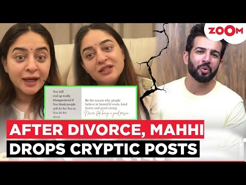 Mahhii Vij shares a series of CRYPTIC posts after her divorce announcement with Jay Bhanushali