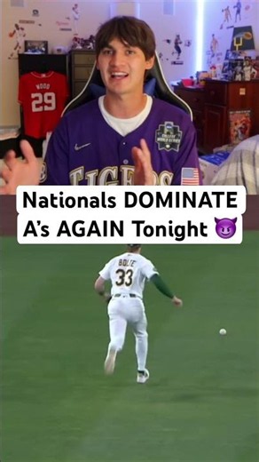 Nationals DOMINATE A’s AGAIN Tonight 😈