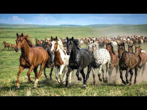 A HORRIFYING THING JUST HAPPENED WILD HORSES ARE OUT OF CONTROL - Horse neighing sounds-Horse videos