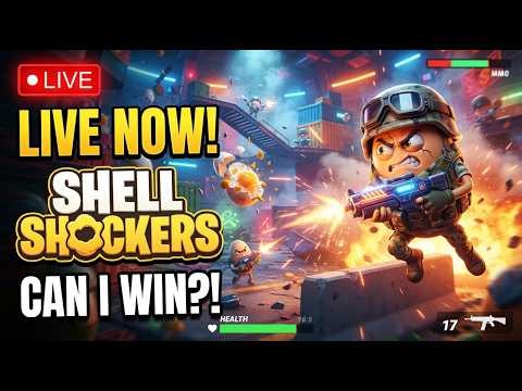 SHELL SHOCKERS LIVE! 😱 Can I win this battle? #livestream