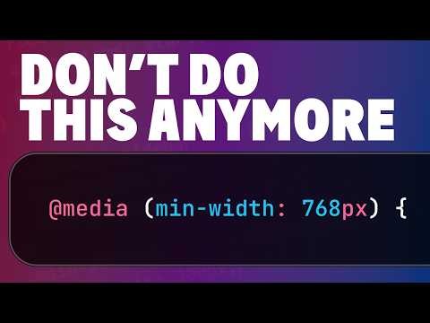 Stop using min-width in your media queries