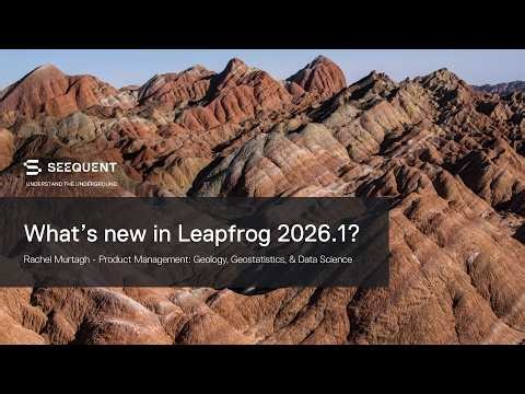 What's new in Leapfrog 2026.1?