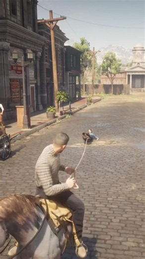 BRUTAL RDR2 Gameplay! Outlaw Captures a Stranger During an EPIC Bounty Hunt #shorts #gaming