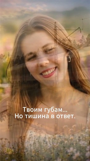 Прикоснуться на мгновение к губам… 💛 Но в ответ — только тишина #грустнаяпесня #музыка #топ