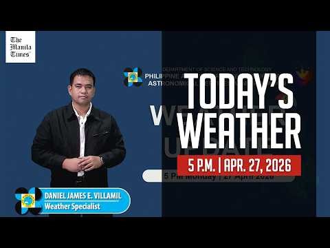 Today's Weather, 5 P.M. | Apr. 27, 2026