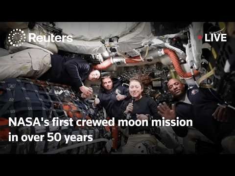 LIVE: NASA's first crewed moon mission in over 50 years