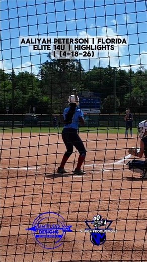 Aaliyah Peterson | Florida Elite 14U | Highlights | (4-18-26) #softballislife #softballgame
