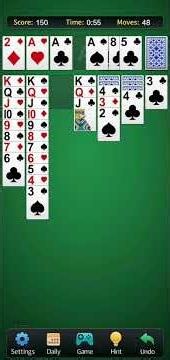 Classic Mobile Game Solitaire ASMR #games #asmrgames #gameplay #asmrvideos #gaming