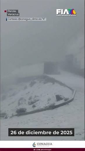 ¡México se pinta de blanco! Intesa NEVADA sorprende en el Cofre de Perote, en Veracruz