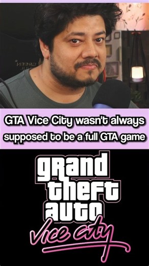 GTA Vice City was never supposed to be a Full Game 😱 #gta #playstation #indiangaming
