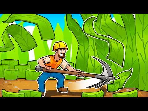 Chopping down GIANT GRASS for major profits!