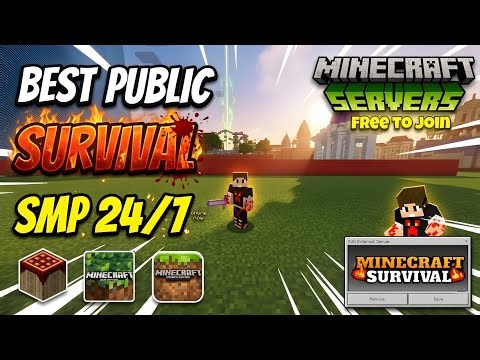 FREE PUBLIC SURVIVAL SMP 😱 24/7 ONLINE JAVA + MCPE | ALL VERSION JOIN IP/PORT ( POWER WALKER )