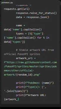 I Built a Random Pokémon Generator! #pokemon #coding #shorts #python #programming #new #trending