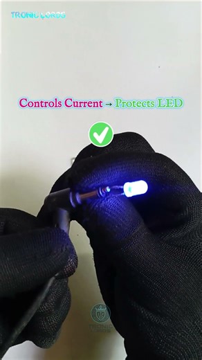 Stop Burning LEDs! Use This Simple Trick 💡 (Beginner Electronics)