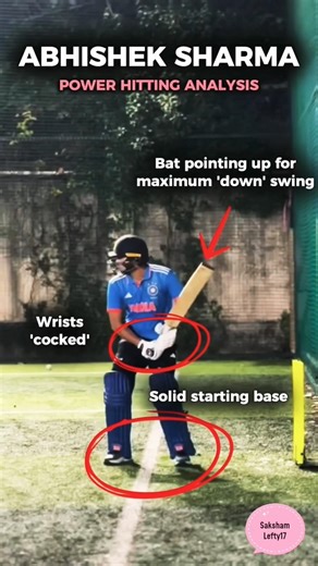 Why Abhishek Sharma is a nightmare for opening bowlers 🌪️🏏 #abisheksharma #shorts #cricket