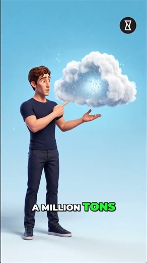 Why Don't 1-Million-Ton Clouds Crash to the Ground? #shorts #youcurious #sciencefacts