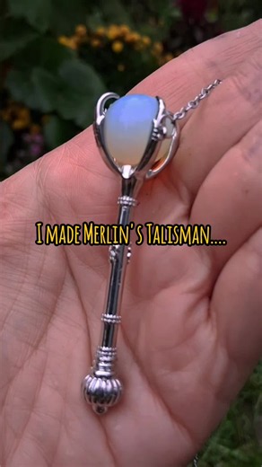 I love the movie Halloweentown SO MUCH...I made a Merlin's Talisman pendant! Ahhhhh!!! I love it! #halloweentown #spookyseason #etsyshop #witch #witchesoftiktok