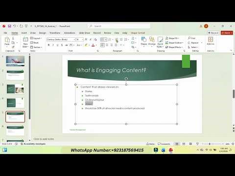 Shelly Cashman PowerPoint 365 | Module 1: SAM Project A Fairview Management