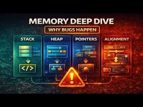 Memory Deep Dive: Stack, Heap, Pointers, Alignment