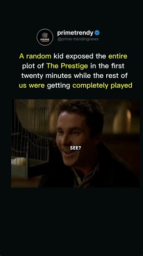 The Prestige (2006) #trending #trendingvideo #cinema #edits #movierecommendation
