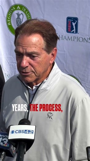 Nick Saban on his golf game