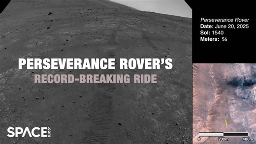 Take a record-breaking ride on Mars with NASA's Perseverance rover
