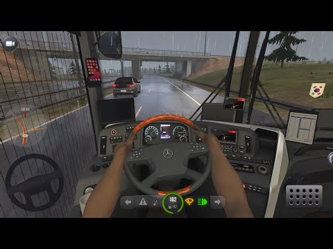 Bus Simulator : Ultimate - Mobile GamePlay | Denver to Colorado Springs Driving Mercedes Benz Bus