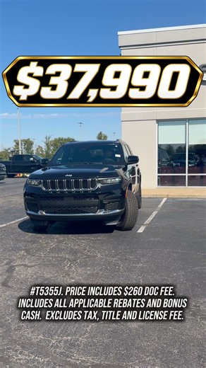 New 2026 Jeep Grand Cherokee L Laredo 4x4